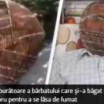 Povestea tulburătoare a bărbatului care și-a băgat capul într-o cușcă de cupru pentru a se lăsa de fumat