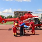 Elicopter SMURD, misiune externă în Republica Moldova pentru salvarea victimei unui accident rutier