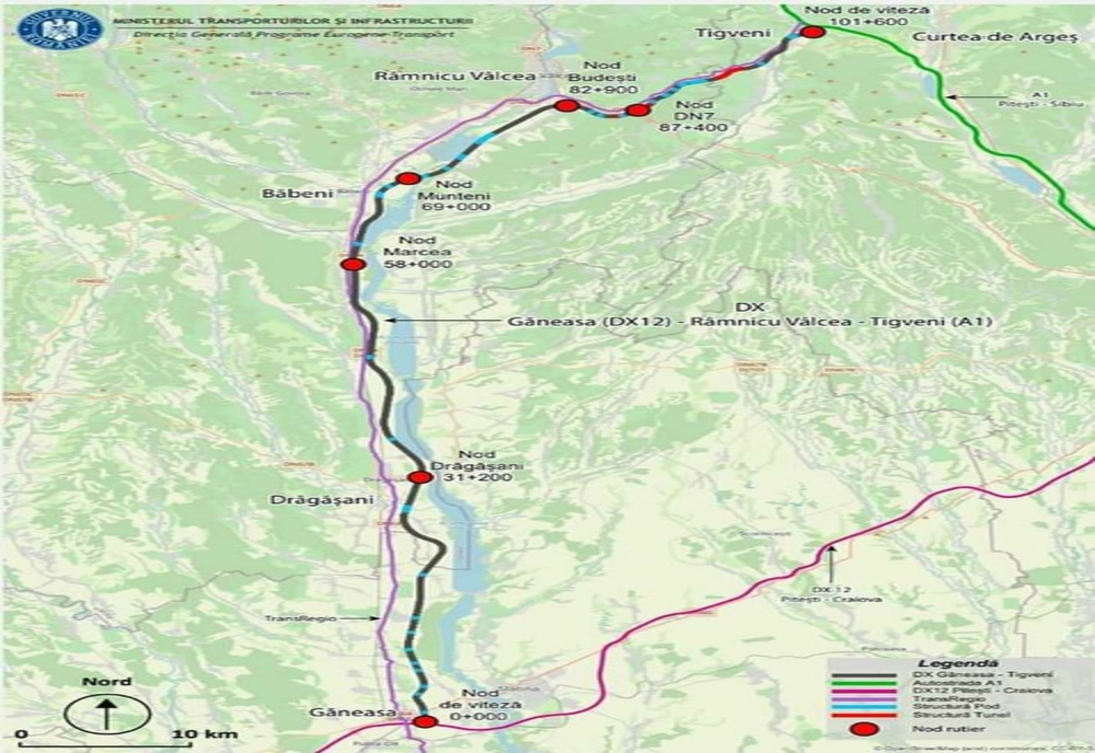 CNAIR anunță că s-a semnat contractul pentru studiul de prefezabilitate al drumului Găneasa-Tigveni