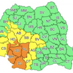 Avertizare ANM. Cod portocaliu de averse torențiale, în vigoare de la ora 10:00