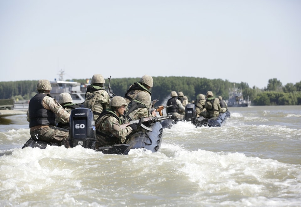 FOTO Exercițiu de amploare NATO pe brațul Borcea