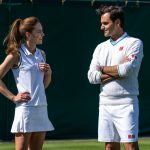 Kate Middleton, apariție surprinzătoare pe terenul de tenis. Soția Prințului William a jucat tenis cu celebrul Roger Federer