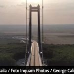 Klaus Iohannis, la inaugurarea podului de la Brăila: „Vrem o Românie conectată, cu drumuri mai bune”