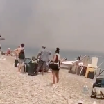 Mii de turiști evacuați din calea flăcărilor pe insula grecească Rodos