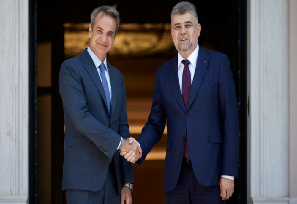 Marcel Ciolacu s-a întâlnit cu premierul grec Kyriakos Mitsotakis, la Atena: „Să ne apropiem de aderarea la Schengen”