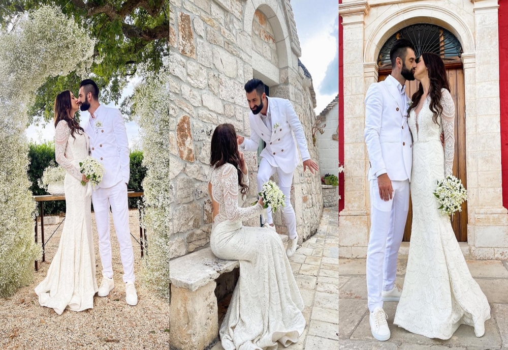 Jojo și Paul Ipate s-au căsătorit în Italia. Povestea celor trei rochii purtate de mireasă