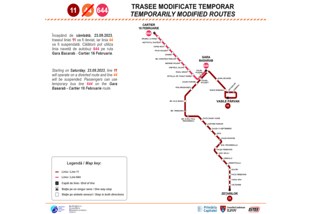 Linie navetă de autobuz pe Calea Giulești, tramvaiele – deviate sau suspendate