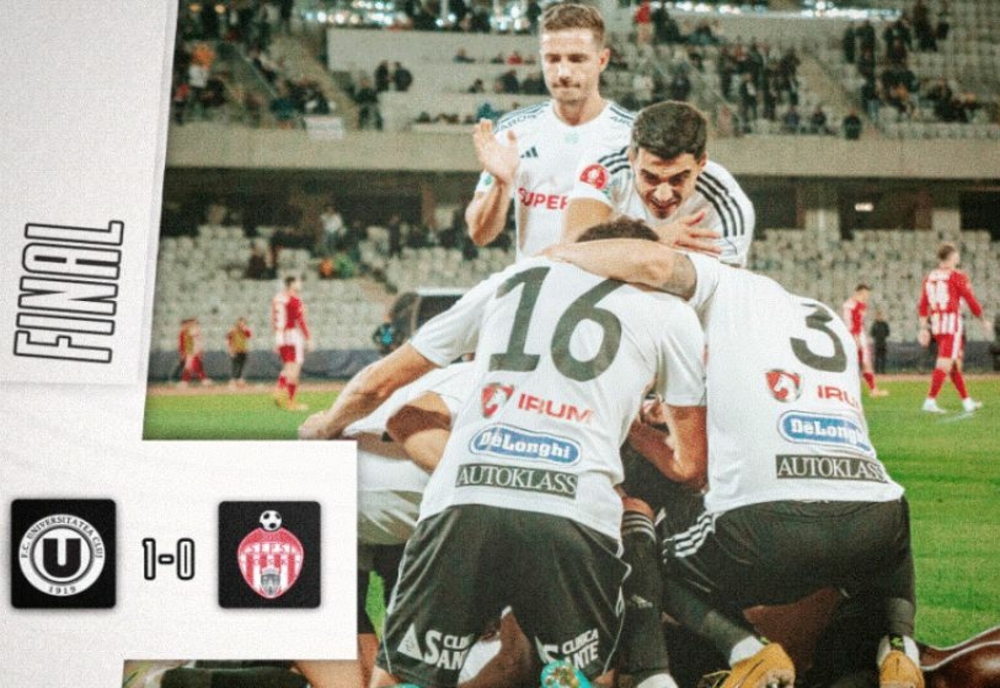VIDEO Universitatea Cluj a învins-o pe Sepsi OSK Sfântu Gheorghe (1-0), în Superligă