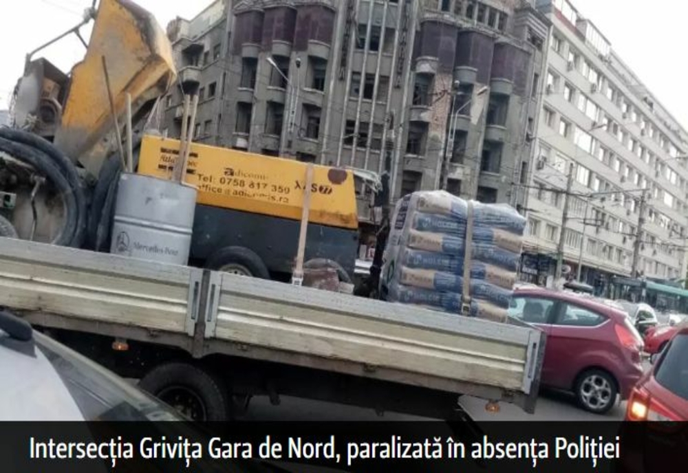 Traficul auto în nordul Bucureștiului, paralizat. Blocaje de zeci de minute, din cauza repetițiilor pentru parada de 1 Decembrie – HARTA