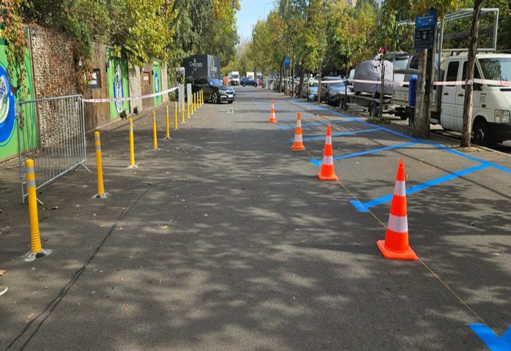Viceprimarul Stelian Bujduveanu: Noi locuri de parcare trasate pe B-dul Basarabia. Bucureștenii au la dispoziție 269 de parcări publice cu plată