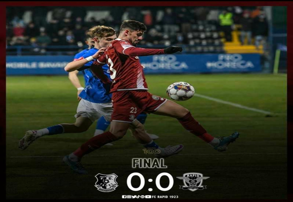 Fotbal: Farul Constanţa – Rapid Bucureşti 0-0, în Superliga