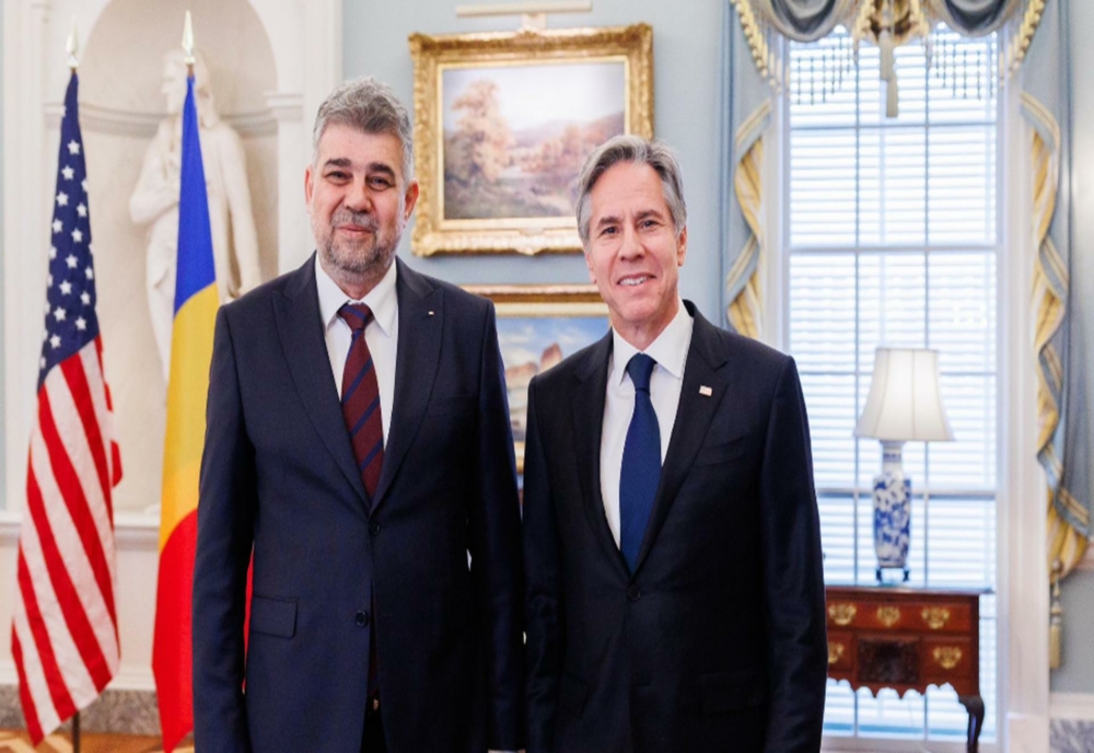 Premierul Marcel Ciolacu, întâlnire cu secretarul de stat american Antony Blinken