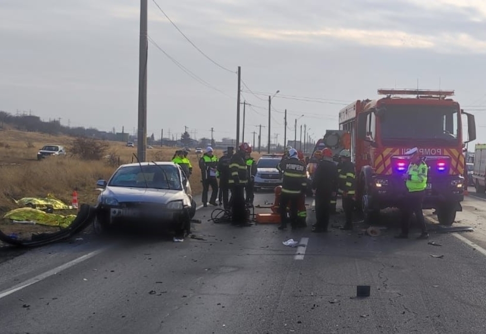 Accident grav în Prahova, la Florești. Impact violent între două mașini: 2 morți, 4 răniți