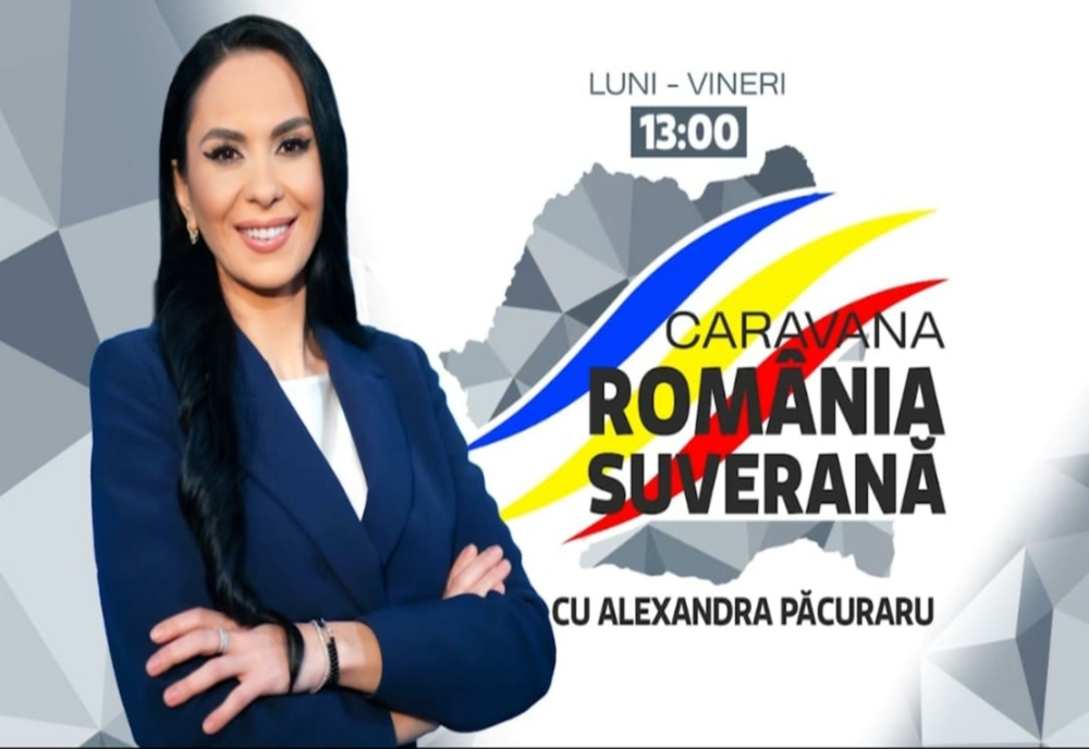 Caravana România Suverană, cu Alexandra Păcuraru, coboară în stradă, alături de români. De luni până vineri, de la ora 13:00