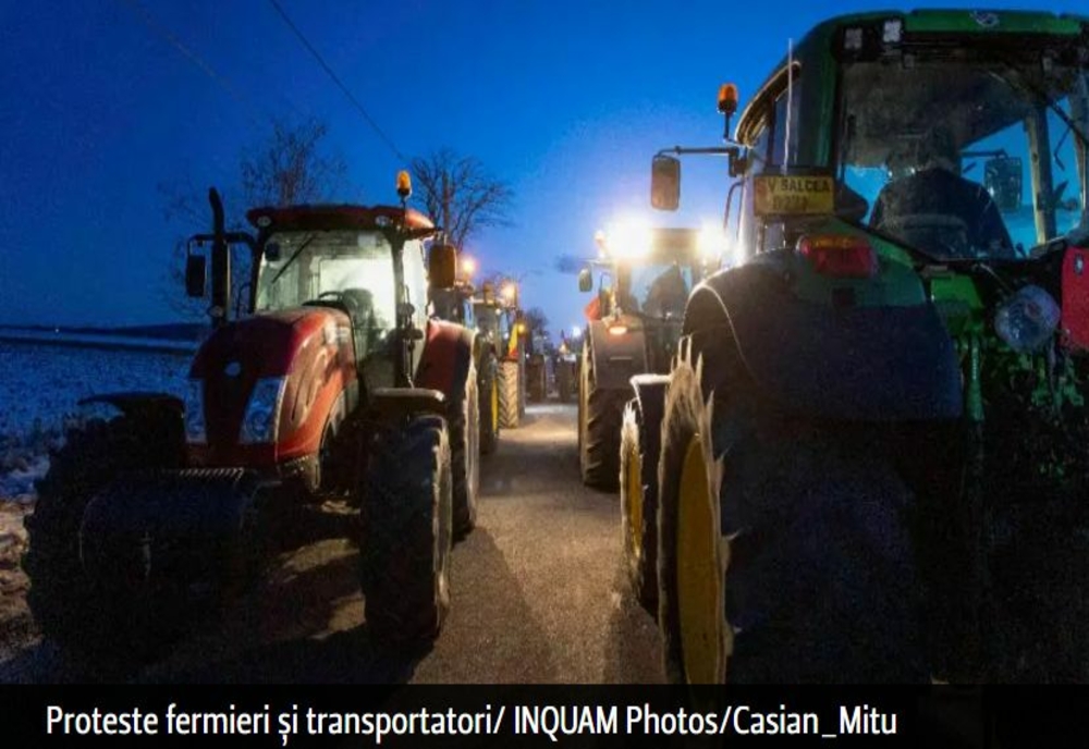 Fermierii și transportatorii, de 16 zile în stradă. Tensiunile se extind în toată țara: zi crucială în scandalul național