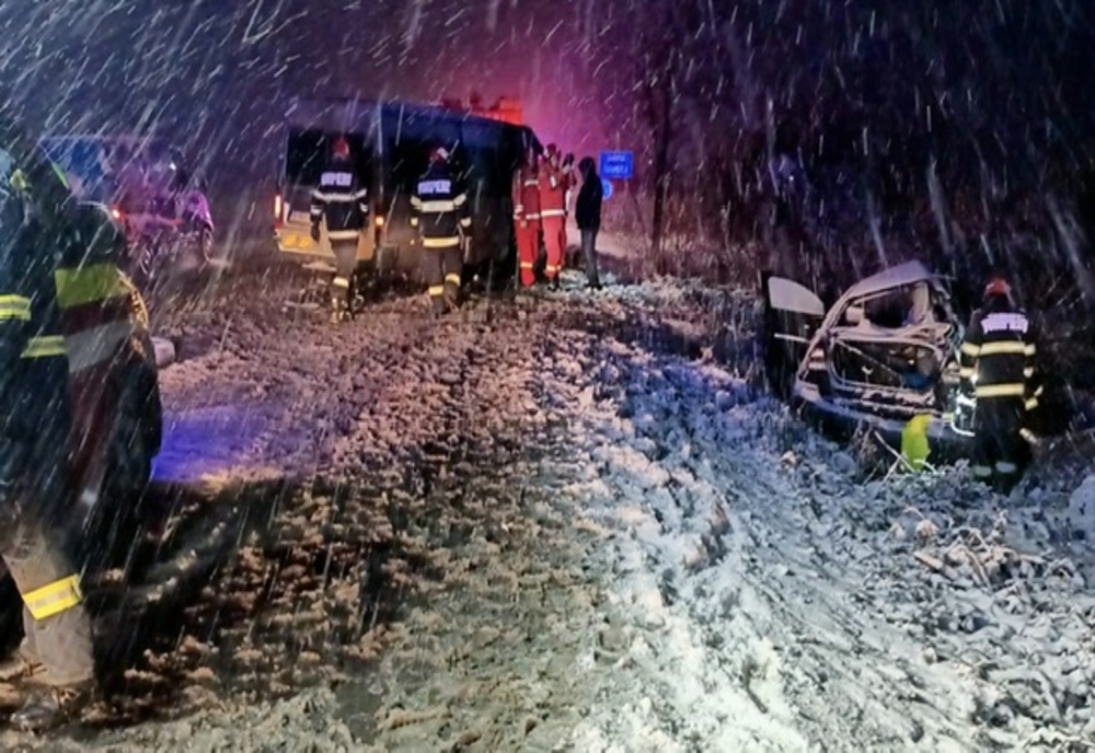 Accident rutier pe E85 în zona localității Șindrilița