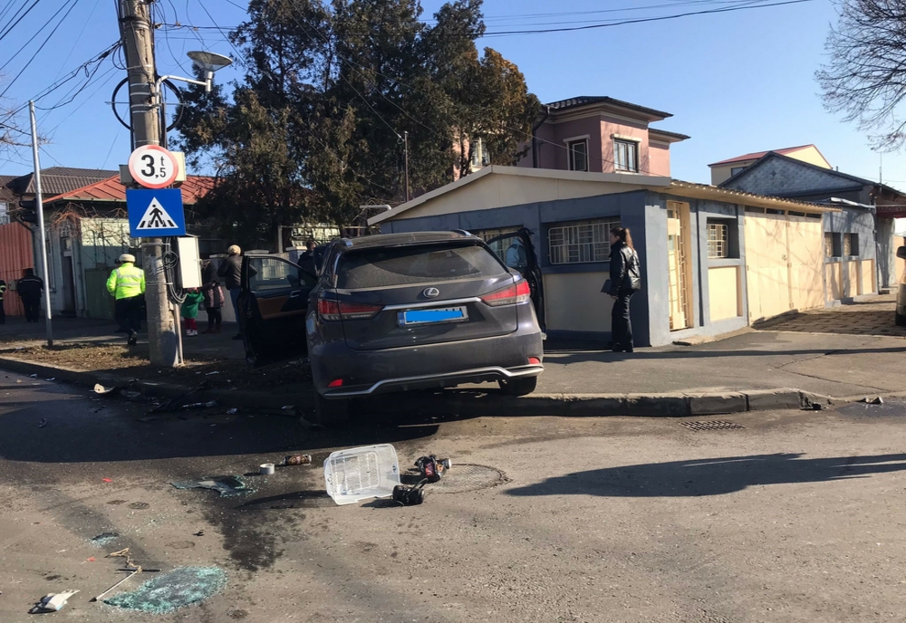 Accident produs de un gălățean pe un Bulevard din Brăila