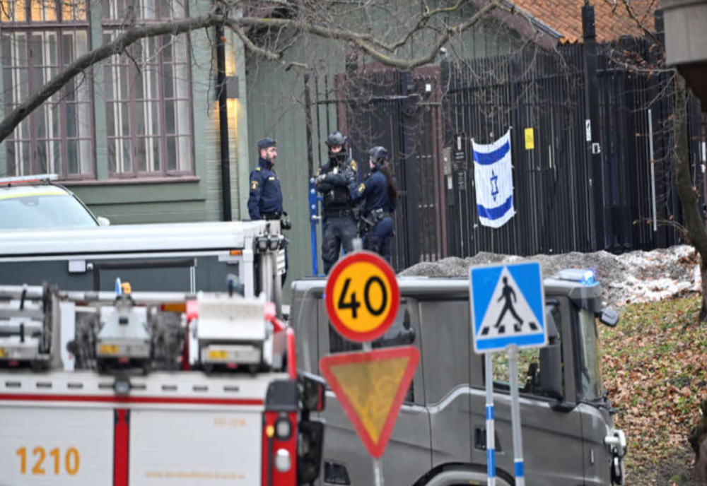 Tentativă de atentat la Stockholm! Poliția a distrus un dispozitiv exploziv găsit în incinta ambasadei Israelului