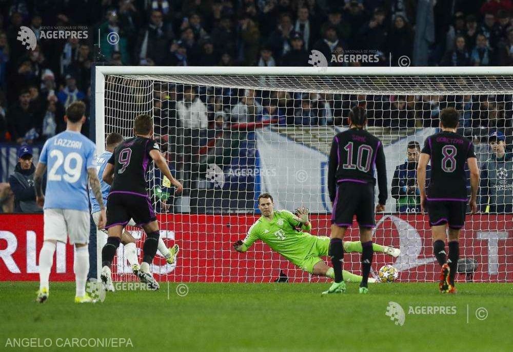 Lazio a învins-o pe Bayern Munchen (1-0), în optimile Ligii Campionilor