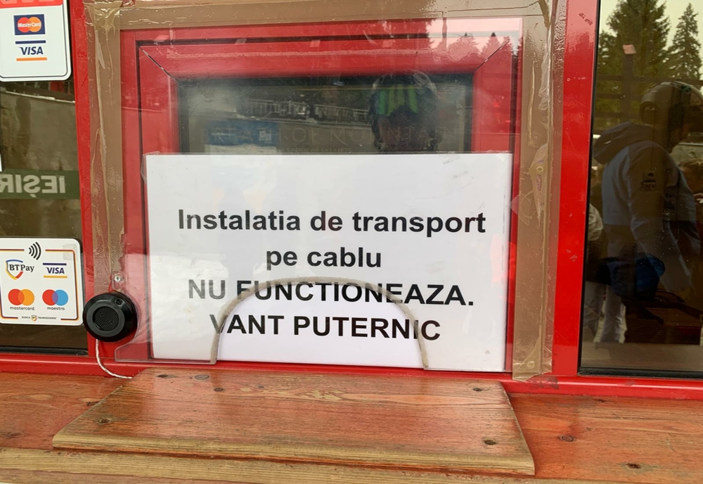 Instalațiile de transport pe cablu din Poiana Brașov au fost OPRITE!