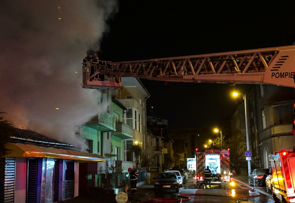 Incendiu la un restaurant din Braṣov