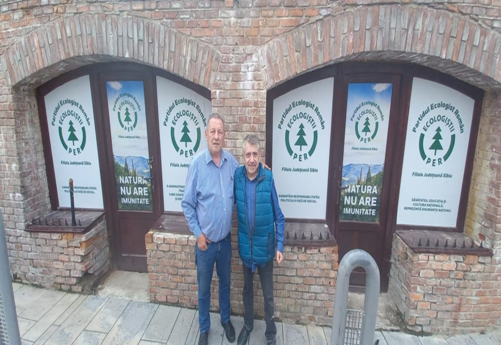 Ioan Gligor și Ioan-Ștefan Zară sunt candidații Partidul Ecologist Român (PER) la Consiliul Județean Sibiu și Primăria Municipiului Sibiu
