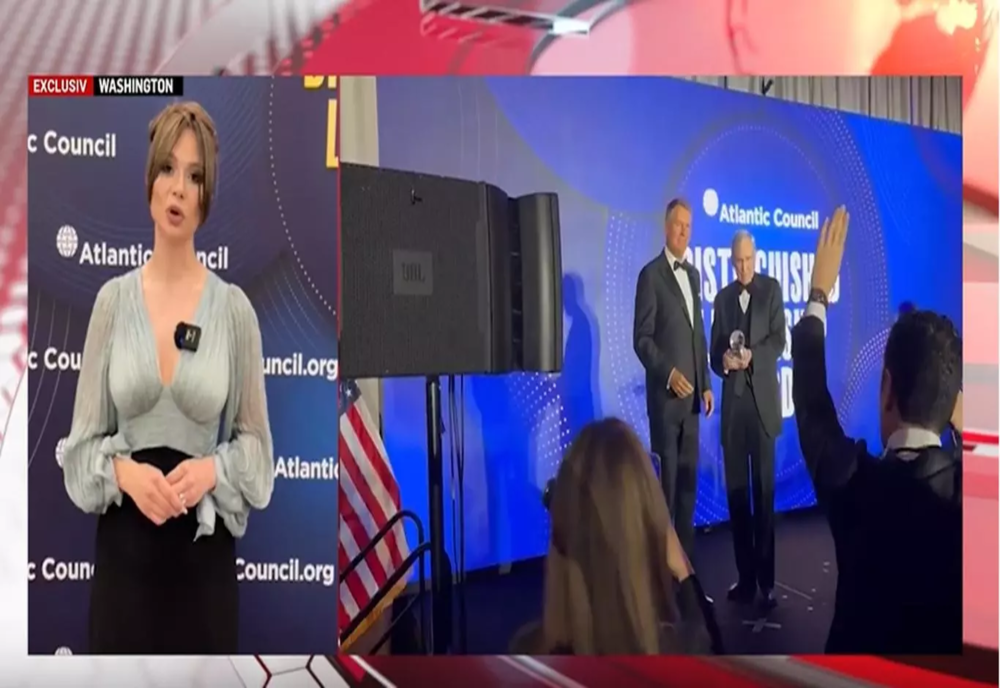 Klaus Iohannis, premiat în SUA. Ana Maria Păcuraru, singurul jurnalist român prezent la ceremonie: interviu EXCLUSIV cu președintele țării – VIDEO