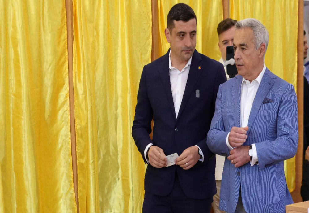GEORGE SIMION, LA VOT ALĂTURI DE CĂLIN GEORGESCU: SUNTEM AICI CU O SINGURĂ DORINȚĂ – SĂ FACEM DREPTATE OPORULUI ROMÂN